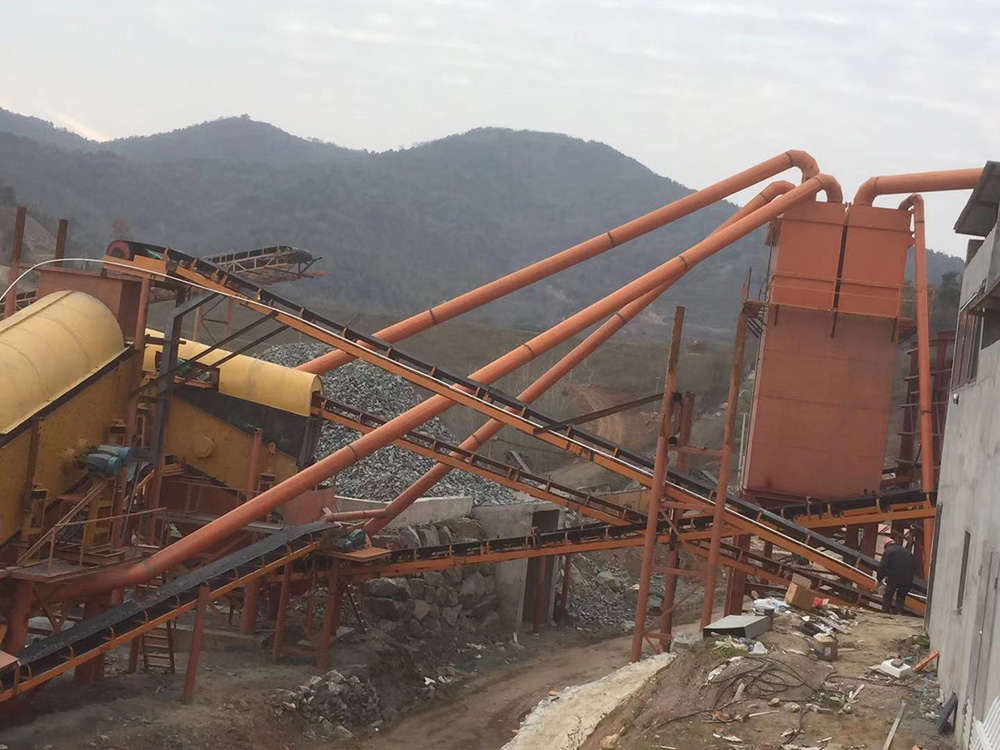 350tph limestone aggregate sand making combined crushing and screening plant in Henan, China