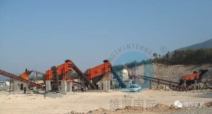 Maintenance of stone crushing equipment
